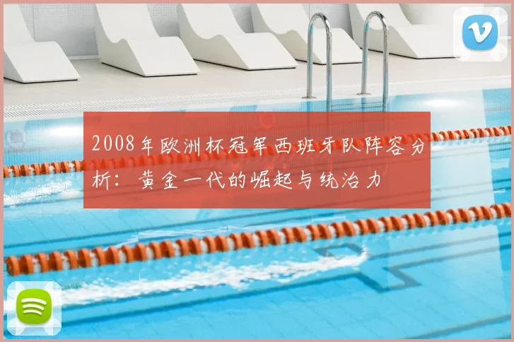 2008年欧洲杯冠军西班牙队阵容分析：黄金一代的崛起与统治力